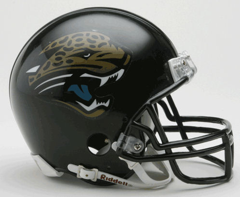 Jacksonville Jaguars 1995 to 2012 Mini Replica Throwback Helmet