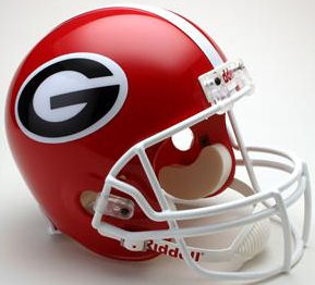 Georgia Bulldogs Full Size Replica Football Helmet