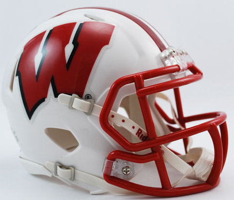Wisconsin Badgers NCAA Mini Speed Football Helmet