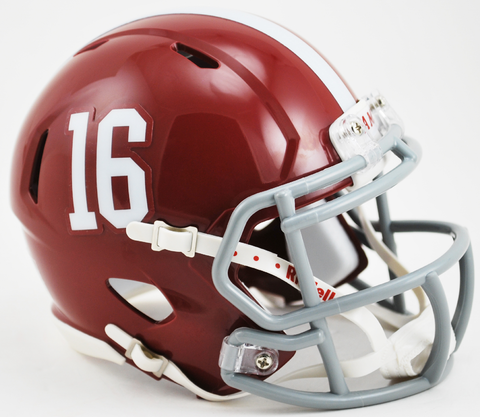 Alabama Crimson Tide NCAA Mini Speed Football Helmet #16