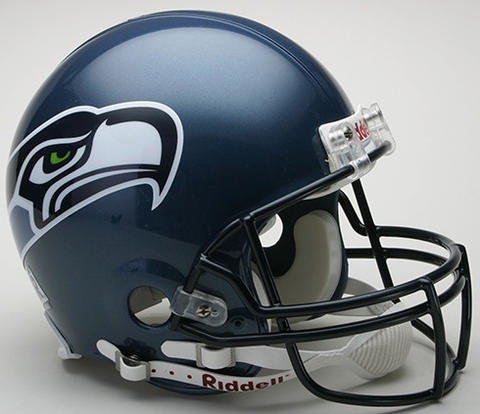 Seattle Seahawks 2002 to 2011 Football Helmet