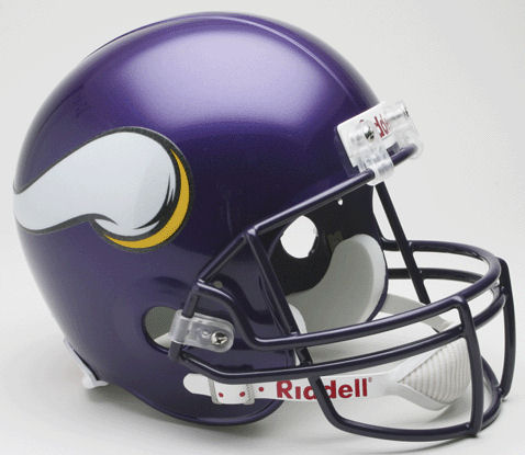 Minnesota Vikings 2006 to 2012 Full Size Replica Throwback Helmet