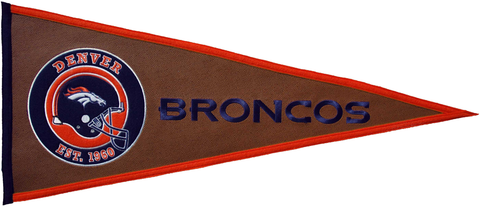 Denver Broncos Pennant Leather
