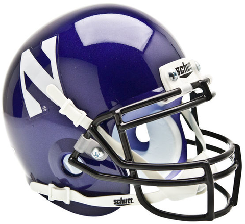 Northwestern Wildcats Mini XP Authentic Helmet Schutt