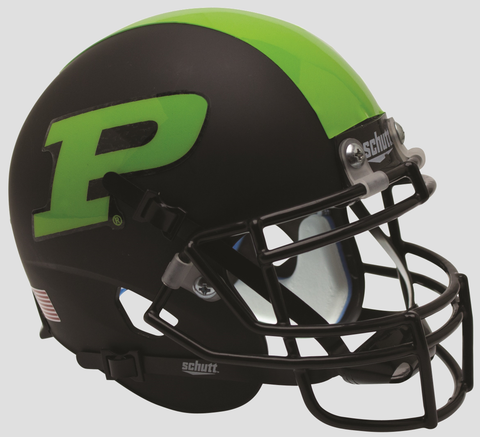 Purdue Boilermakers Miniature Football Helmet Desk Caddy <B>Green Stripe</B>