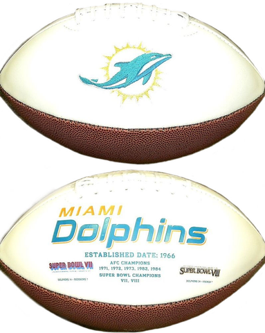 Miami Dolphins NFL Signature Series Full Size Football