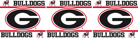 Georgia Bulldogs Wallpaper Border