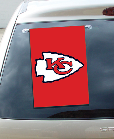 Kansas City Chiefs Car Window Flag <B>BLOWOUT SALE</B>