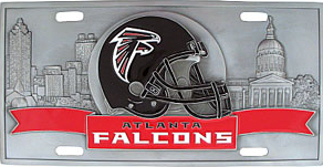 Atlanta Falcons License Plate 3D