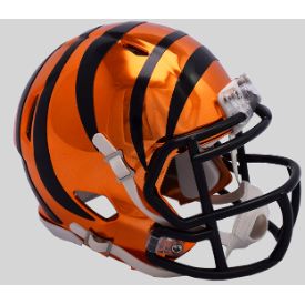 Cincinnati Bengals Mini Chrome Speed Football Helmet
