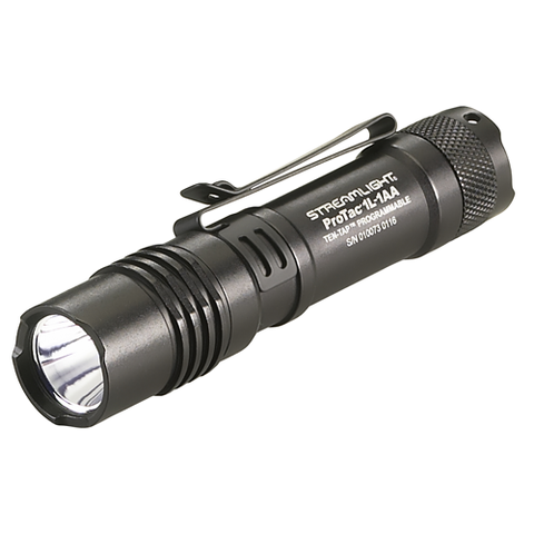 ProTac 1L-1AA Tactical Flashlight, Black
