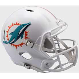 Miami Dolphins Replica Speed Football Helmet