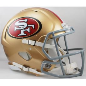 San Francisco 49ers Authentic Speed Football Helmet