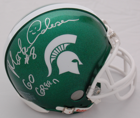 Morten Anderson Michigan State Spartans Autographed Mini Helmet