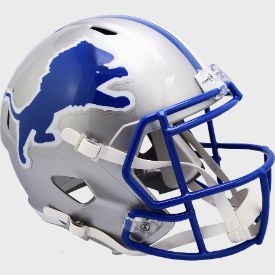 Detroit Lions 1983 to 2002 Speed Throwback Football Helmet