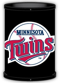 Minnesota Twins Trashcan