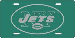 New York Jets Green License Plate Laser Cut