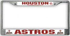 Houston Astros CHROME License Plate Frame
