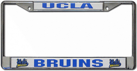 UCLA Bruins License Plate Frame Chrome