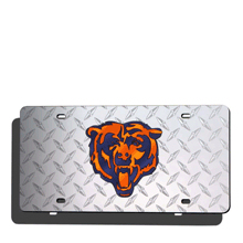 Chicago Bears License Plate Laser Tag