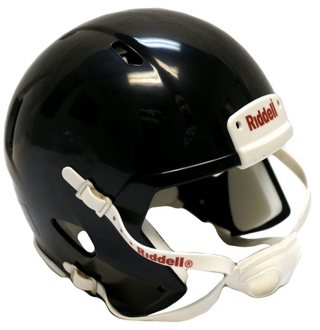 Mini Speed Football Helmet SHELL Black/White parts