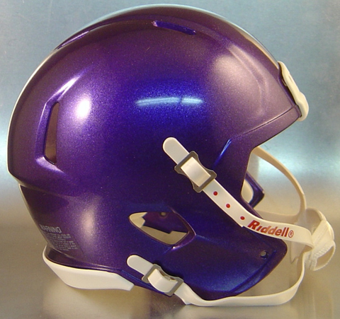 Mini Speed Football Helmet SHELL Purple Metallic