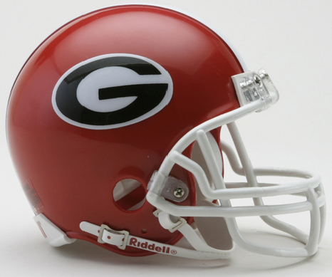 Georgia Bulldogs NCAA Mini Football Helmet