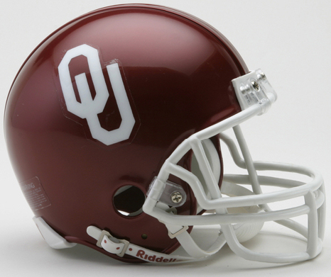 Oklahoma Sooners NCAA Mini Football Helmet
