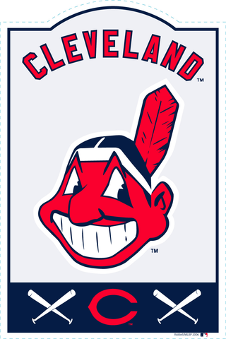 Cleveland Indians MLB Sign