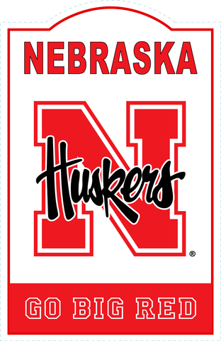Nebraska Cornhuskers NCAA Sign