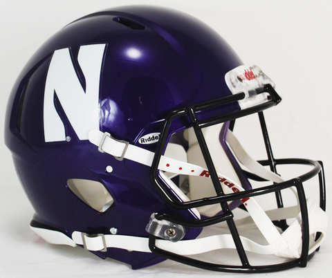 Northwestern Wildcats Speed Football Helmet