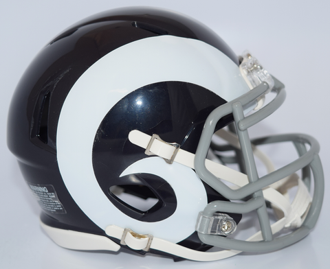 St. Louis Rams NFL Mini Speed Football Helmet 2016 Color Rush Discontinued