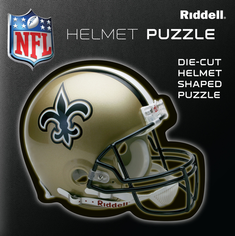 New Orleans Saints Helmet Puzzle 100 Pieces Riddell