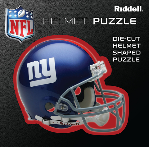 New York Giants Helmet Puzzle 100 Pieces Riddell