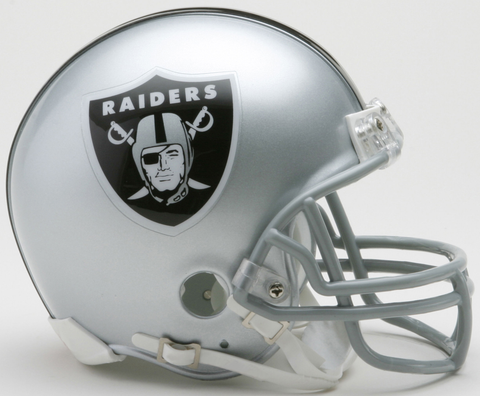 Oakland Raiders NFL Mini Football Helmet