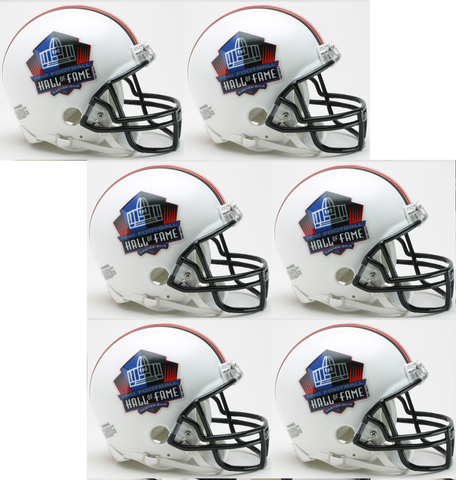 NFL Hall of Fame NFL Mini Football Helmet 6 count