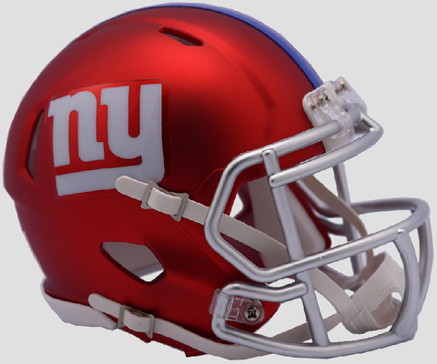 New York Giants  BLAZE Speed Mini Football Helmet <B>2017 BLAZE</B>