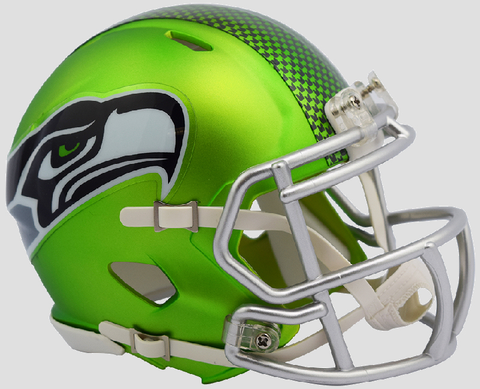 Seattle Seahawks  BLAZE Speed Mini Football Helmet <B>2017 BLAZE</B>