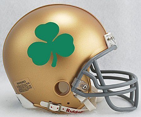 Notre Dame Fighting Irish NCAA Mini Football Helmet <B>Shamrock</B>
