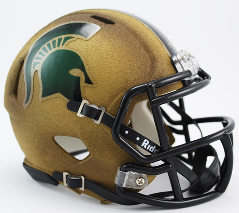 Michigan State Spartans NCAA Mini Speed Football Helmet 2011 Special Textured