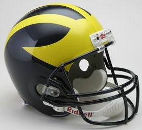Michigan Wolverines Full Size Replica Football Helmet