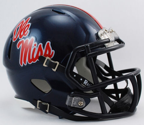 Mississippi (Ole Miss) Rebels NCAA Mini Speed Football Helmet