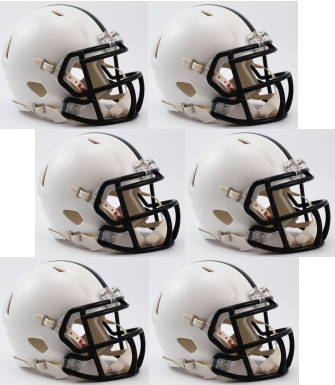 Penn State Nittany Lions NCAA Mini Speed Football Helmet 6 count