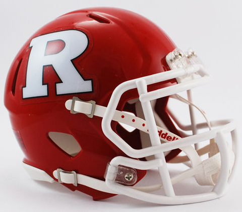 Rutgers Scarlet Knights NCAA Mini Speed Football Helmet