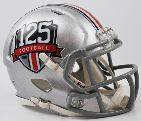 Ohio State Buckeyes NCAA Mini Speed Football Helmet 125th Anniversary