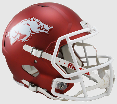 Arkansas Razorbacks Speed Replica Football Helmet <B>Matte Cardinal</B>