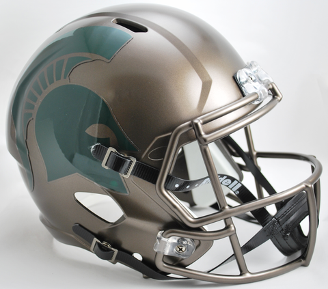 Michigan State Spartans Speed Replica Football Helmet Bronze