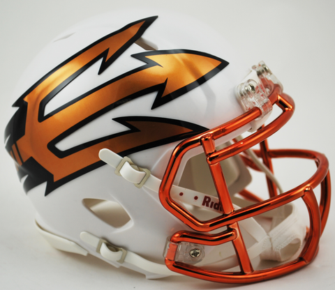Arizona State Sun Devils NCAA Mini Speed Football Helmet <B>Desert Ice</B>