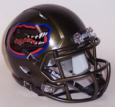 Florida Gators NCAA Mini Speed Football Helmet <B>NEW 2017 Swamp Green</B>