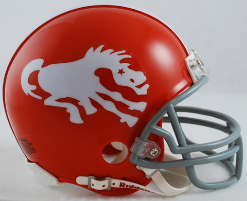 Denver Broncos 1962 to 1965 Riddell Mini Replica Throwback Helmet